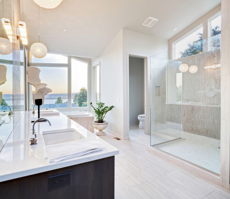 Open-Concept Master Bathrooms